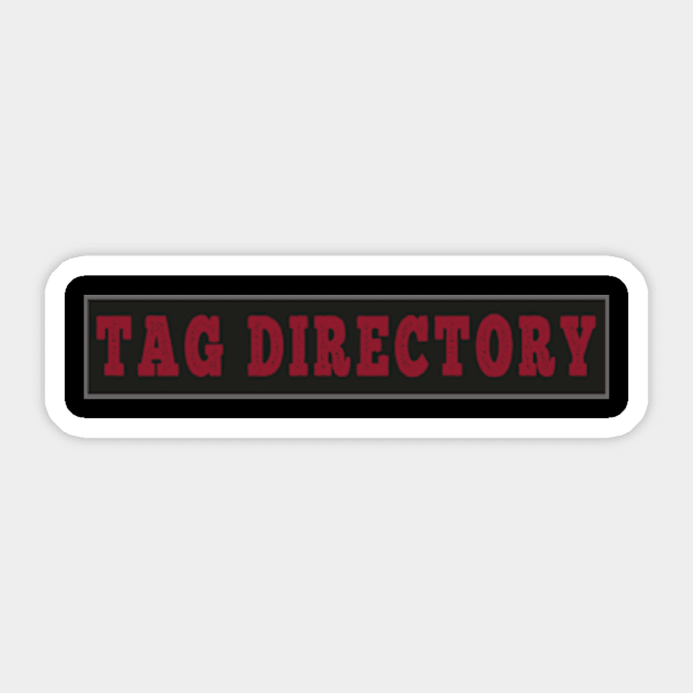 Tag Directory Sticker by cindo.cindoan